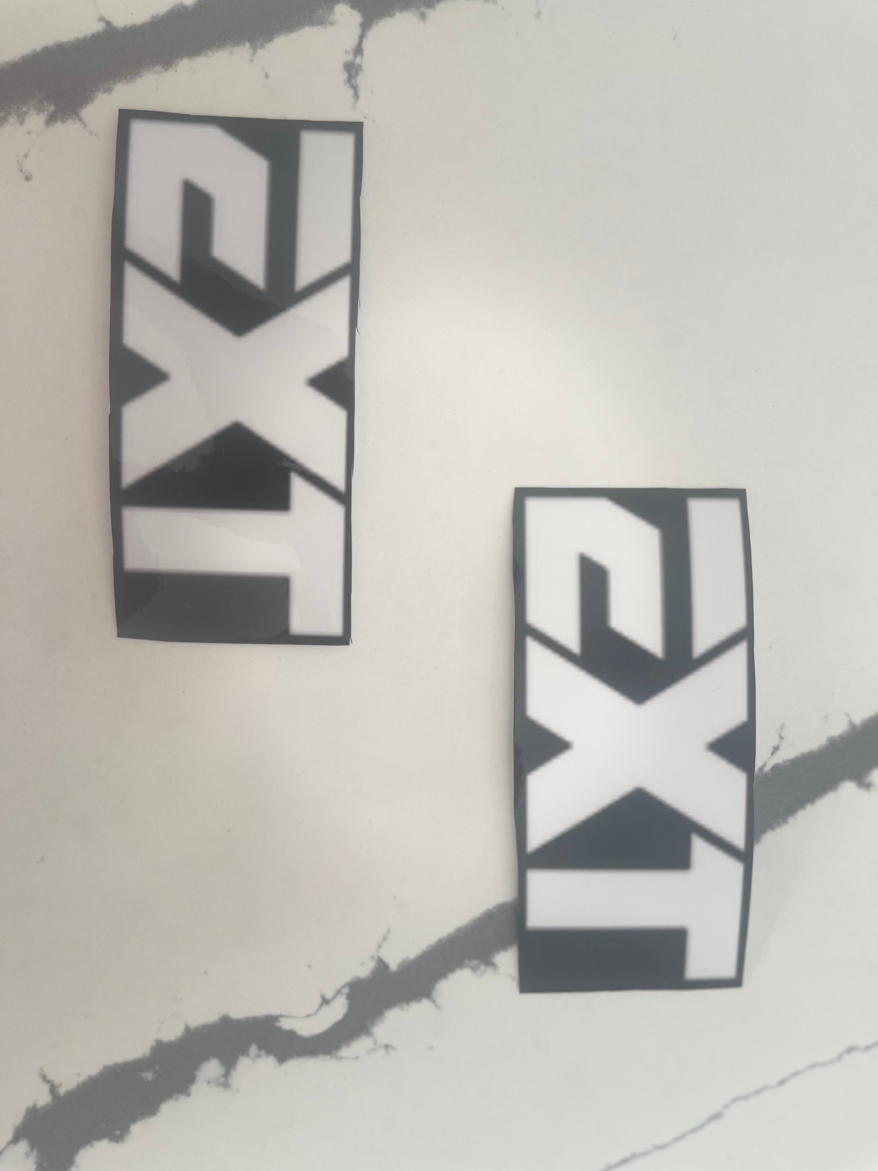 EXT 2.3 x 5 Inches Fork Stickers