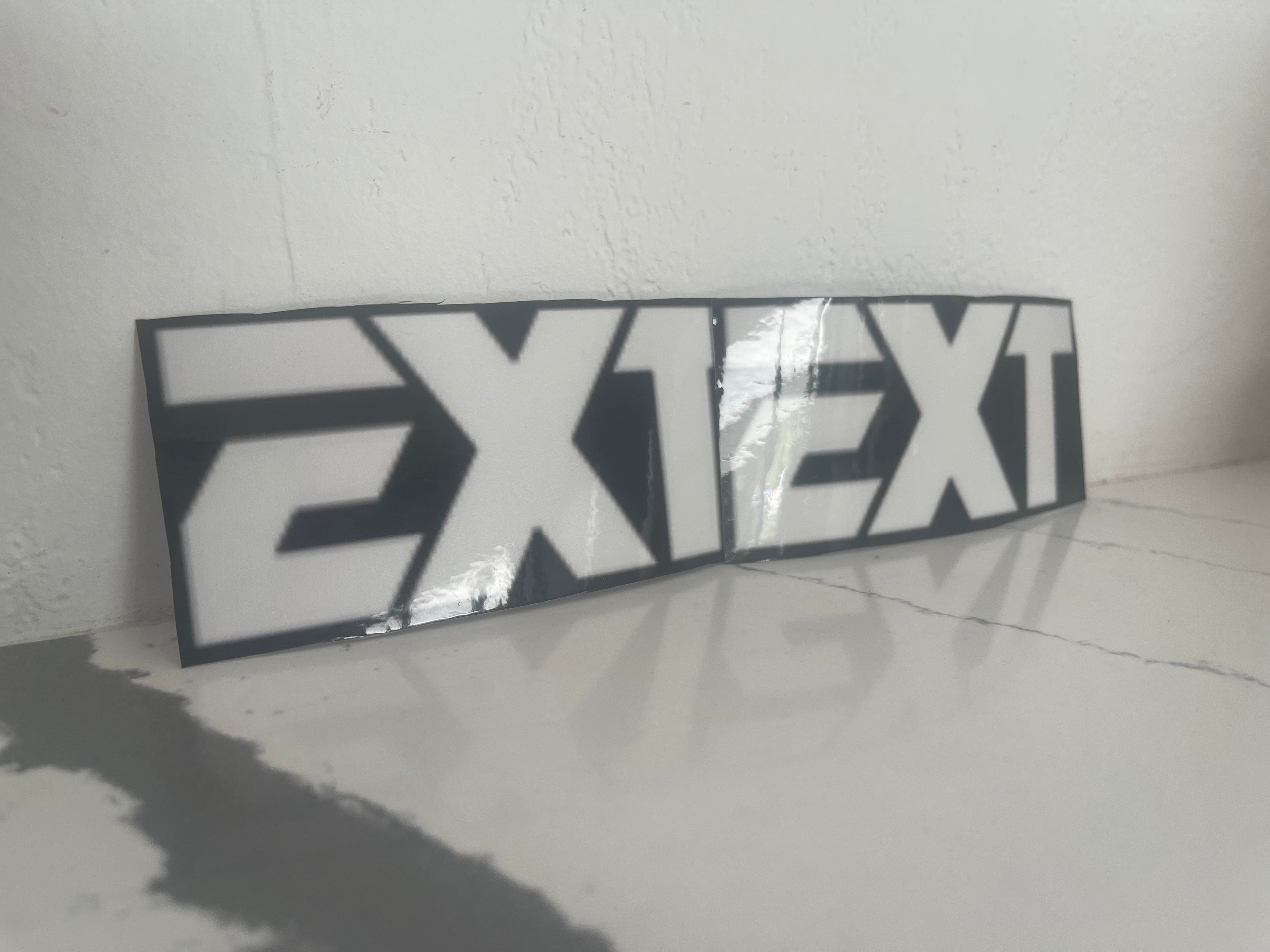 EXT 2.3 x 5 Inches Fork Stickers